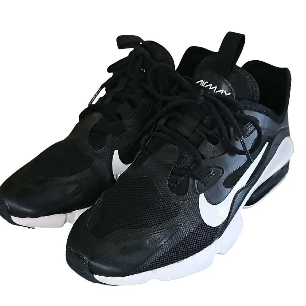 Nike Womens Air Max Infinity 2 Black White Athletic Shoes Size 7.5